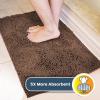 imageMuddy Mat 2 in 1 Bundle  Absorbent Microfiber Door Mat Brown Medium 30quotX19quot ampamp Rug Heavy Duty NonSlip Corner Pad Pack of 4 DoubleSided Adhesive Pad for Corners Ultimate Floor Protection Combo