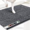 imageMuddy Mat 2 in 1 Bundle  Absorbent Microfiber Door Mat Grey Medium 30quotX19quot ampamp Rug Heavy Duty NonSlip Corner Pad Pack of 4 DoubleSided Adhesive Pad for Corners  Ultimate Floor Protection Combo