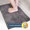 imageMuddy Mat 2 in 1 Bundle  Absorbent Microfiber Door Mat Grey Medium 30quotX19quot ampamp Rug Heavy Duty NonSlip Corner Pad Pack of 4 DoubleSided Adhesive Pad for Corners  Ultimate Floor Protection Combo