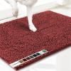 imageMuddy Mat 2 in 1 Bundle  Absorbent Microfiber Door Mat Red Medium 30quotX19quot ampamp Rug Heavy Duty NonSlip Corner Pad Pack of 4  DoubleSided Adhesive Pad for Corners  Ultimate Floor Protection Combo