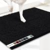 imageMuddy Mat 2 in 1 Bundle Absorbent Microfiber Door Mat Black Medium 30quotX19quot ampamp Rug Heavy Duty NonSlip Corner Pad Pack of 4 DoubleSided Adhesive Pad for Corners  Ultimate Floor Protection Combo