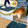 imageMuddy Mat 2 in 1 BundleAbsorbent Microfiber Door Mat Atlantic Blue Medium 30quotX19quot ampamp Rug Heavy Duty NonSlip Pads Pack of 4DoubleSided Adhesive Pad for CornersUltimate Floor Protection Combo