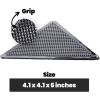 imageMuddy Mat 2 in 1 BundleAbsorbent Microfiber Door Mat Atlantic Blue Medium 30quotX19quot ampamp Rug Heavy Duty NonSlip Pads Pack of 4DoubleSided Adhesive Pad for CornersUltimate Floor Protection Combo