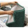 imageMuddy Mat 2 in 1 BundleAbsorbent Microfiber Door Mat Seafoam Green Medium 30quotX19quot ampamp Rug Heavy Duty NonSlip Pads Pack of 4DoubleSided Adhesive Pad for CornersUltimate Floor Protection Combo