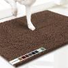 imageMuddy Mat 2in1 Set Brown Medium 30quotX19quot Microfiber NonSlip Washable ampamp Highly Absorbent Chenille Dog Door Mat with Wizz Stain ampamp Odor RemoverUltimate Pet Cleanup Combo for Fresh ampamp Clean Homes