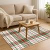 imageMuddy Mat Blue Bell 6x9 Washable Area Rugs for Living Room Bedroom ampamp Dining Room  Modern Soft Low Pile Non Slip Carpet  Pet Friendly Waterproof Foldable Rugs for HomePlaid