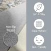 imageMuddy Mat Blue Bell 6x9 Washable Area Rugs for Living Room Bedroom ampamp Dining Room  Modern Soft Low Pile Non Slip Carpet  Pet Friendly Waterproof Foldable Rugs for HomeCoral