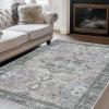 imageMuddy Mat Blue Bell 6x9 Washable Area Rugs for Living Room Bedroom ampamp Dining Room  Modern Soft Low Pile Non Slip Carpet  Pet Friendly Waterproof Foldable Rugs for HomeBluebell