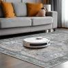 imageMuddy Mat Blue Bell 6x9 Washable Area Rugs for Living Room Bedroom ampamp Dining Room  Modern Soft Low Pile Non Slip Carpet  Pet Friendly Waterproof Foldable Rugs for HomeBluebell