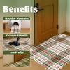 imageMuddy Mat Blue Bell 6x9 Washable Area Rugs for Living Room Bedroom ampamp Dining Room  Modern Soft Low Pile Non Slip Carpet  Pet Friendly Waterproof Foldable Rugs for HomePlaid
