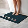 imageMuddy Mat Chenille Bathroom Rugs Quick Dry Microfiber Mats Non Slip Washable Extra Thick Soft and Highly Absorbent Bath Mats for Bathroom Kitchen and Shower Floor  Grey Runner 59quotX24quotAtlantic Blue