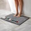 imageMuddy Mat Chenille Bathroom Rugs Quick Dry Microfiber Mats Non Slip Washable Extra Thick Soft and Highly Absorbent Bath Mats for Bathroom Kitchen and Shower Floor  Grey Runner 59quotX24quotGrey