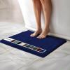 imageMuddy Mat Chenille Bathroom Rugs Quick Dry Microfiber Mats Non Slip Washable Extra Thick Soft and Highly Absorbent Bath Mats for Bathroom Kitchen and Shower Floor  Grey Runner 59quotX24quotNavy Blue