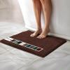 imageMuddy Mat Chenille Bathroom Rugs Quick Dry Microfiber Mats Non Slip Washable Extra Thick Soft and Highly Absorbent Bath Mats for Bathroom Kitchen and Shower Floor  Grey Runner 59quotX24quotChocolate Brown