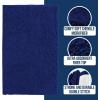 imageMuddy Mat Chenille Bathroom Rugs Quick Dry Microfiber Mats Non Slip Washable Extra Thick Soft and Highly Absorbent Bath Mats for Bathroom Kitchen and Shower Floor  Grey Runner 59quotX24quotNavy Blue