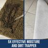imageMuddy Mat Chenille Bathroom Rugs Quick Dry Microfiber Mats Non Slip Washable Extra Thick Soft and Highly Absorbent Bath Mats for Bathroom Kitchen and Shower Floor  Grey Runner 59quotX24quotBeige