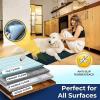 imageMuddy Mat Chenille Bathroom Rugs Quick Dry Microfiber Mats Non Slip Washable Extra Thick Soft and Highly Absorbent Bath Mats for Bathroom Kitchen and Shower Floor  Grey Runner 59quotX24quotAtlantic Blue