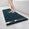 imageMuddy Mat Chenille Bathroom Rugs Quick Dry Microfiber Mats Non Slip Washable Extra Thick Soft and Highly Absorbent Bath Mats for Bathroom Kitchen and Shower Floor  Grey Runner 59quotX24quotAtlantic Blue