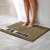 imageMuddy Mat Chenille Bathroom Rugs Quick Dry Microfiber Mats Non Slip Washable Extra Thick Soft and Highly Absorbent Bath Mats for Bathroom Kitchen and Shower Floor  Grey Runner 59quotX24quotBeige