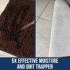 imageMuddy Mat Chenille Bathroom Rugs Quick Dry Microfiber Mats Non Slip Washable Extra Thick Soft and Highly Absorbent Bath Mats for Bathroom Kitchen and Shower Floor  Grey Runner 59quotX24quotChocolate Brown