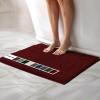 imageMuddy Mat Chenille Bathroom Rugs Quick Dry Microfiber Mats Non Slip Washable Extra Thick Soft and Highly Absorbent Bath Mats for Bathroom Kitchen and Shower Floor  Grey Runner 59quotX24quotRed