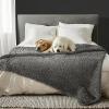 imageMuddy Mat Dog Blanket  Chenille Water Absorption Blanket for Bed ampamp Couch Cover for Dogs Washable AntiSlip Soft and Durable Furniture Protector for Dogs  Grey 48quotx56quotGrey