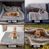 imageMuddy Mat Dog Blanket  Chenille Water Absorption Blanket for Bed ampamp Couch Cover for Dogs Washable AntiSlip Soft and Durable Furniture Protector for Dogs  Grey 48quotx56quotGrey