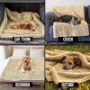 imageMuddy Mat Dog Blanket  Chenille Water Absorption Blanket for Bed ampamp Couch Cover for Dogs Washable AntiSlip Soft and Durable Furniture Protector for Dogs  Grey 48quotx56quotBeige
