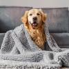 imageMuddy Mat Dog Blanket  Chenille Water Absorption Blanket for Bed ampamp Couch Cover for Dogs Washable AntiSlip Soft and Durable Furniture Protector for Dogs  Grey 48quotx56quotGrey