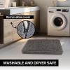 imageMuddy Mat Dog Crate Bed mat Comfortable Dog Pillow Crate Bed for Large Medium Small Dogs and Cats Ultra Soft ampamp Relaxing Washable ampamp Dryer Safe Chenille Material  Grey Small 18quotx24quotLarge 28x42