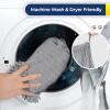 imageMuddy Mat Doggy Dryer Highly Absorbent Microfiber Washable Dog Shammy Quick Drying Towel Absorber Extra Soft Plush Wrap Chenille Bath Towels to Dry Soggy Large Pets ampamp Small Puppy  BeigeGrey