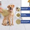 imageMuddy Mat Doggy Dryer Highly Absorbent Microfiber Washable Dog Shammy Quick Drying Towel Absorber Extra Soft Plush Wrap Chenille Bath Towels to Dry Soggy Large Pets ampamp Small Puppy  BeigeBeige