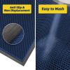 imageMuddy Mat Mesh QuickDry Door Mat  HeavyDuty Sand ampamp Dirt Trapper for Outdoor ampamp Indoor Use Ideal for Entrance Mudrooms Patios and Garages LowProfile NonSlip Washable  Blue 23quotx35quotx04quotBlue