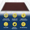 imageMuddy Mat Mesh QuickDry Door Mat  HeavyDuty Sand ampamp Dirt Trapper for Outdoor ampamp Indoor Use Ideal for Entrance Mudrooms Patios and Garages LowProfile NonSlip Washable  Blue 23quotx35quotx04quotRed