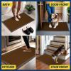 imageMuddy Mat Mesh QuickDry Door Mat  HeavyDuty Sand ampamp Dirt Trapper for Outdoor ampamp Indoor Use Ideal for Entrance Mudrooms Patios and Garages LowProfile NonSlip Washable  Blue 23quotx35quotx04quotOrange