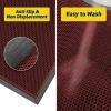 imageMuddy Mat Mesh QuickDry Door Mat  HeavyDuty Sand ampamp Dirt Trapper for Outdoor ampamp Indoor Use Ideal for Entrance Mudrooms Patios and Garages LowProfile NonSlip Washable  Blue 23quotx35quotx04quotRed