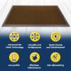 imageMuddy Mat Mesh QuickDry Door Mat  HeavyDuty Sand ampamp Dirt Trapper for Outdoor ampamp Indoor Use Ideal for Entrance Mudrooms Patios and Garages LowProfile NonSlip Washable  Blue 23quotx35quotx04quotOrange