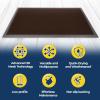 imageMuddy Mat Mesh QuickDry Door Mat  HeavyDuty Sand ampamp Dirt Trapper for Outdoor ampamp Indoor Use Ideal for Entrance Mudrooms Patios and Garages LowProfile NonSlip Washable  Blue 23quotx35quotx04quotBrown