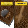 imageMuddy Mat Mesh QuickDry Door Mat  HeavyDuty Sand ampamp Dirt Trapper for Outdoor ampamp Indoor Use Ideal for Entrance Mudrooms Patios and Garages LowProfile NonSlip Washable  Blue 23quotx35quotx04quotOrange