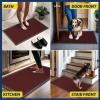 imageMuddy Mat Mesh QuickDry Door Mat  HeavyDuty Sand ampamp Dirt Trapper for Outdoor ampamp Indoor Use Ideal for Entrance Mudrooms Patios and Garages LowProfile NonSlip Washable  Blue 23quotx35quotx04quotRed