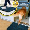 imageMuddy Mat Pack of 5 Absorbent Microfiber Door Mat and Pet Rug Non Slip Thick Washable Area and Bath Mat Soft Chenille for Kitchen Bathroom Bedroom Indoor and Outdoor  Atlantic Blue Sizes S to XXL