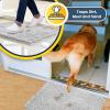 imageMuddy Mat Pack of 5 Highly Absorbent Microfiber Door Mat and Pet Rug Non Slip Thick Washable Area and Bath Mat Soft Chenille for Kitchen Bathroom Bedroom Indoor and Outdoor  White Sizes S to XXL