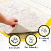 imageMuddy Mat Pack of 5 Highly Absorbent Microfiber Door Mat and Pet Rug Non Slip Thick Washable Area and Bath Mat Soft Chenille for Kitchen Bathroom Bedroom Indoor and Outdoor  White Sizes S to XXL