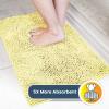 imageMuddy Mat Pack of 5 Highly Absorbent Microfiber Door Mat and Pet Rug Non Slip Thick Washable Area and Bath Mat Soft Chenille for Kitchen Bathroom Bedroom Indoor and Outdoor  Yellow Sizes S to XXL