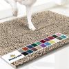 imageMuddy Mat Pack of 5 Highly Absorbent Microfiber Door Mat and Pet Rug Non Slip Thick Washable Area and Bath Mat Soft Chenille for Kitchen Bathroom Bedroom Indoor and Outdoor  Beige Sizes S to XXL