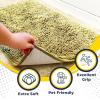 imageMuddy Mat Pack of 5 Highly Absorbent Microfiber Door Mat and Pet Rug Non Slip Thick Washable Area and Bath Mat Soft Chenille for Kitchen Bathroom Bedroom Indoor and Outdoor  Yellow Sizes S to XXL