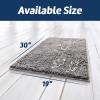 imageMuddy Mat Paw Dog Door Embroidery Mat Super Absorbent Microfiber Indoor Outdoor mat for Muddy Paws NonSlip Washable Pet Rug Quick Dry Chenille Entryway Carpet Machine Washable  Grey 19x30Paw