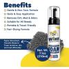 imageMuddy Mat Wizz Paw Foam ampamp Pet Grooming Mitt  NoRinse Cleaner for Dogs Large ampamp Small  Paw Cleanser ampamp Chenille Bath Mitt  Portable Grooming Solution  7 fl ozBottleMitt