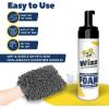 imageMuddy Mat Wizz Paw Foam ampamp Pet Grooming Mitt  NoRinse Cleaner for Dogs Large ampamp Small  Paw Cleanser ampamp Chenille Bath Mitt  Portable Grooming Solution  7 fl ozBottleMitt