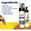 imageMuddy Mat Wizz Paw Foam ampamp Pet Grooming Mitt  NoRinse Cleaner for Dogs Large ampamp Small  Paw Cleanser ampamp Chenille Bath Mitt  Portable Grooming Solution  7 fl ozBottle